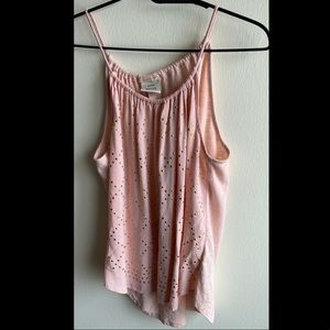 Knox Rose Blush Flowy Tank Top